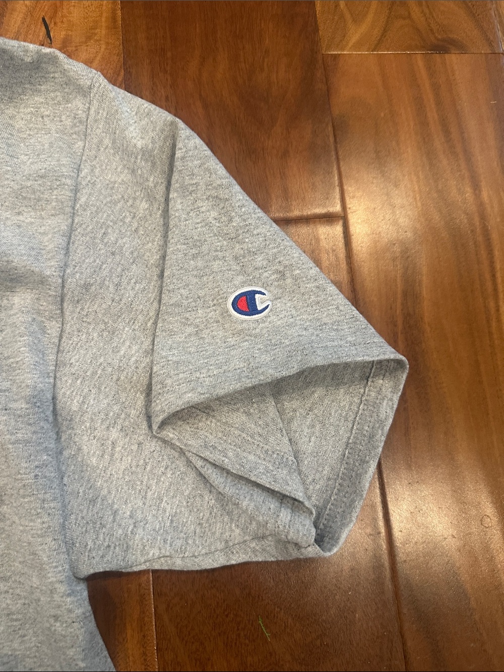 Champion Gray Tennessee Volunteers Basketball Tee with Orange Logo - Picture 5 of 7
